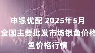 申银优配 2025年5月23日全国主要批发市场银鱼价格行情