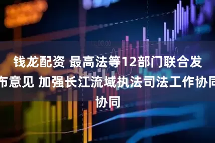 钱龙配资 最高法等12部门联合发布意见 加强长江流域执法司法工作协同