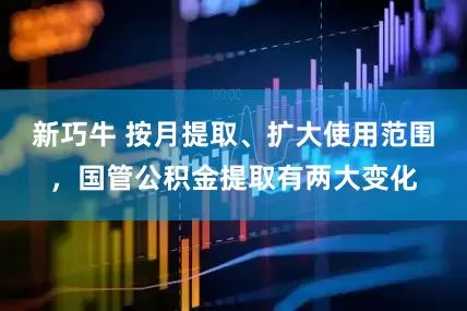 新巧牛 按月提取、扩大使用范围，国管公积金提取有两大变化