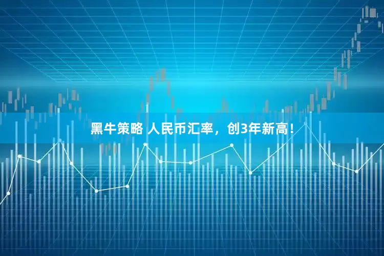 黑牛策略 人民币汇率，创3年新高！